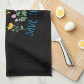 Pflanze der Imkerei Diese Rettete die Bienen Geschirrtuch (Viertel Falte)