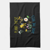 Pflanze der Imkerei Diese Rettete die Bienen Geschirrtuch (Vertikal)