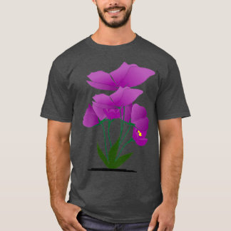 Pflanze der lila Blume T-Shirt