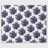 Pflanze der lila Sukkuline Geschenkpapier (Flach)