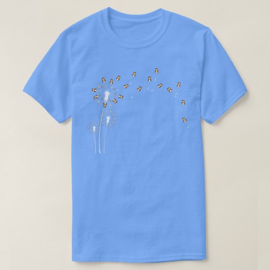 Pflanze der tierischen Blume - Guinea Dandelion Pi T-Shirt (Design vorne)
