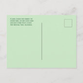 Pflanze der Wüste, Riesenboulder, Joshua Tree NP C Postkarte (Rückseite)