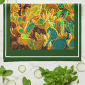 Pflanze der Wüste von Hot Africa Geschirrtuch (Gefaltet)