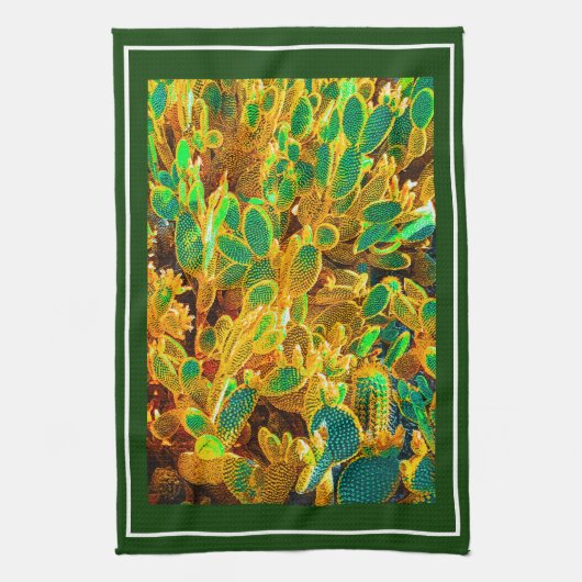 Pflanze der Wüste von Hot Africa Geschirrtuch (Vertikal)