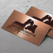 Pflanze des Baggers Visitenkarte