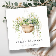 Pflanze des Blumenhauses Wasserfarben Botanisch