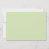 Pflanze des Gelbblütenschmetterlings Geburtstag Einladung (Rückseite)