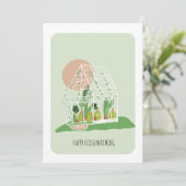 Pflanze des Hauses Neue Zuhause-Karte (Stehend Vorderseite)