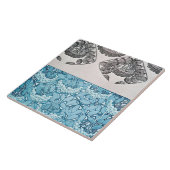 Pflanze des Jugendstils, Mucha Fliese (Seite)