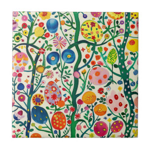 Pflanze des Ostereis Fliese