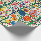 Pflanze des Ostereis Geschenkpapier (Ecke)