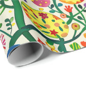 Pflanze des Ostereis Geschenkpapier (Rolleneckpunkt)