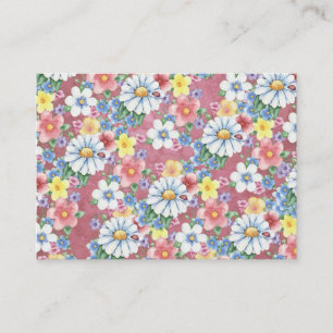 Pflanze des Saatguts und Beobachtung des Geschäfts Visitenkarte