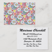 Pflanze des Saatguts und Beobachtung des Geschäfts Visitenkarte (Vorne/Hinten)