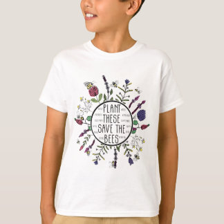 Pflanze Diese Rettete die botanischen Blume der Bi T-Shirt