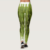 Pflanze drucken Leggings (Rückseite)