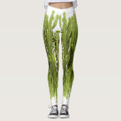 Pflanze drucken Leggings (Vorderseite)