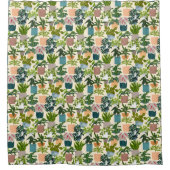 Pflanze Duschvorhang (Vorderseite)