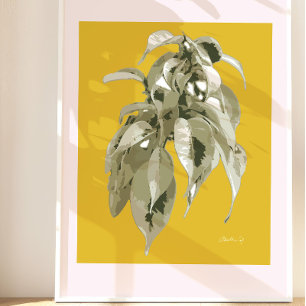 Pflanze Edwards Gardens - Creme und Green Poster