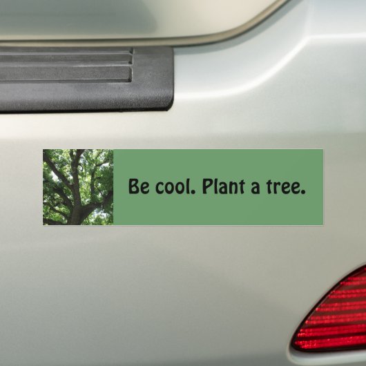 "Pflanze ein Baum-" Autoaufkleber (Auf Auto)