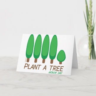 Pflanze ein Baum - Lauben-Tag Karte