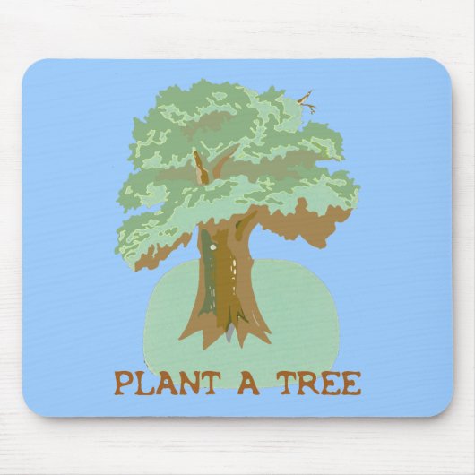 PFLANZE EIN BAUM MOUSEPAD (Vorne)