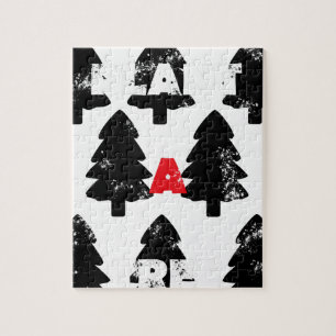 Pflanze ein Baum Muster Puzzle