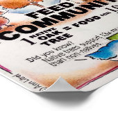 Pflanze ein Baumlehrplaner Poster (Ecke)