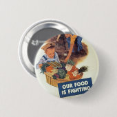 Pflanze ein Sieg-Garten Button (Vorne & Hinten)