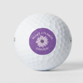 Pflanze Eine Blume Alltag Golfball (Vorderseite)