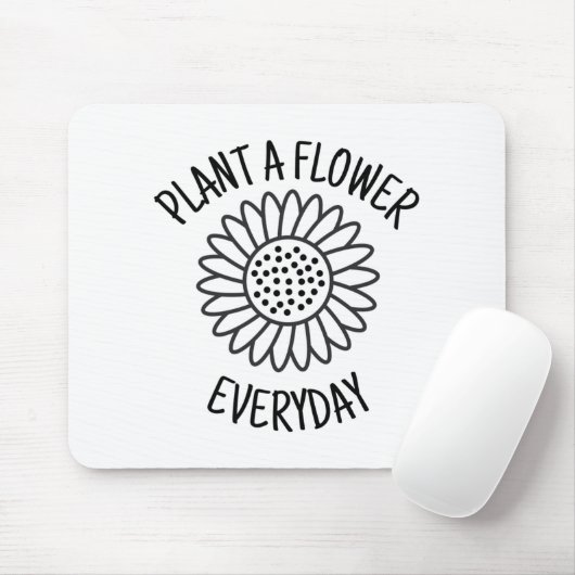 Pflanze Eine Blume Alltag Mousepad (Mit Mouse)