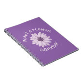 Pflanze Eine Blume Alltag Notizblock (Rechte Seite)