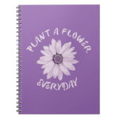 Pflanze Eine Blume Alltag Notizblock (Vorderseite)