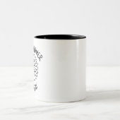 Pflanze Eine Blume Alltag Zweifarbige Tasse (Mittel)