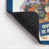 Pflanze einen Siegreichen Garten Mousepad (Ecke)