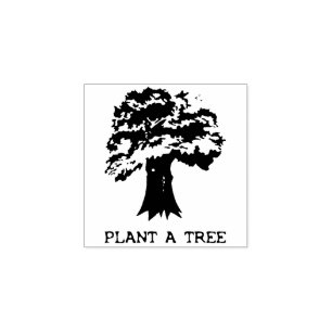 Pflanze einer Briefmarke aus Baum Gummistempel