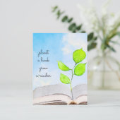 Pflanze einer Postkarte (Stehend Vorderseite)