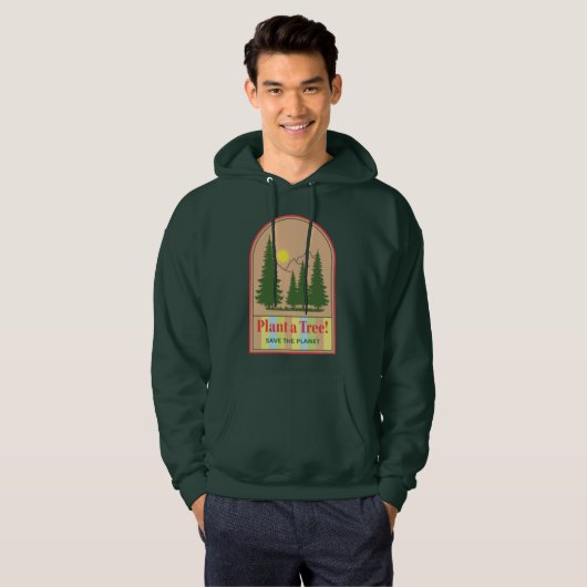 Pflanze eines Baumes, rette den Planeten, Coole Ho Hoodie (Vorne ganz)