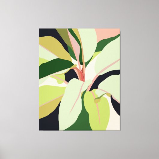 Pflanze eines Gartens ist an die Zukunft zu glaube Leinwanddruck (Vorderseite)