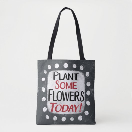 Pflanze Einige Blume heute Tote Tasche (Vorderseite)