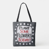 Pflanze Einige Blume heute Tote Tasche (Rückseite)