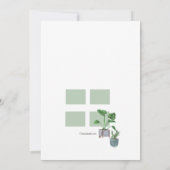 Pflanze Einladung (Rückseite)