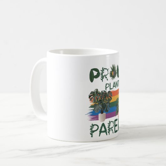 Pflanze-Eltern-Tasse - LGBTQ+ Kaffeetasse (Vorderseite Links)