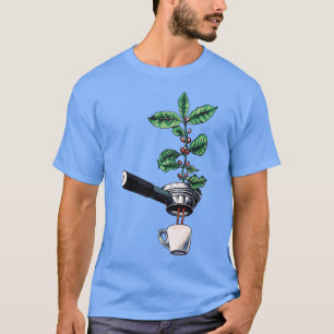 Pflanze Espresso Barista T-Shirt