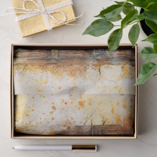 Pflanze Fensterfarbe Art Decoupage Seidenpapier (Geschenk)