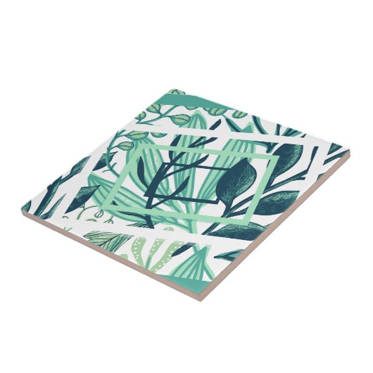 Pflanze Fliese (Seite)