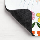 Pflanze flüstern - Wie wächst dein Garten? Mousepad (Ecke)