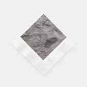 Pflanze Fossil 350 Millionen Yr. Alter gedruckter Serviette (Ecke)