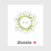 Pflanze Fresh Greenery Aufkleber (Blatt)