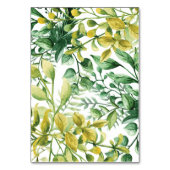 Pflanze Fresh Greenery Leafy Hochzeit Tischnummern (Rückseite)